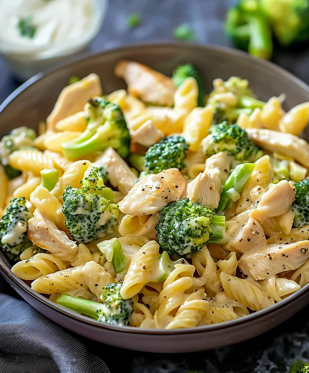 Cremige Hähnchen Brokkoli Pasta: Schneller Genuss!