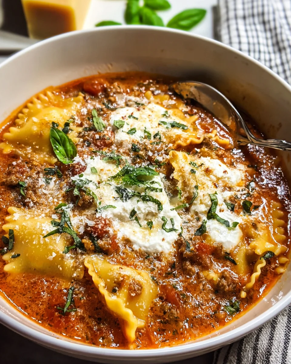 Schnelle & Cremige Lasagne Suppe: Dein neues Lieblingsrezept