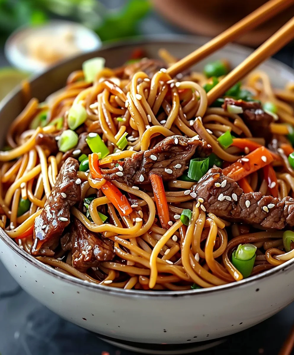Beef Teriyaki Noodles: Dein schnelles und unwiderstehliches Rezept.