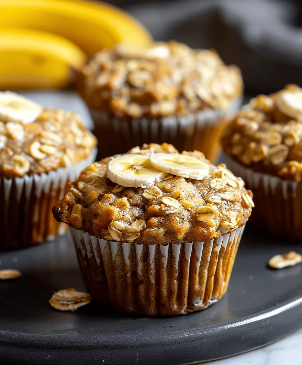 Gesunde Bananen Haferflocken Muffins – Lecker & Leicht!