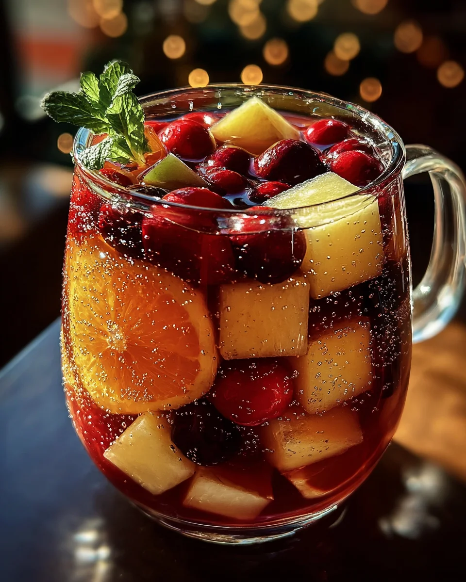 Alkoholfreier Weihnachtssangria: Dein Feiertagsrezept!