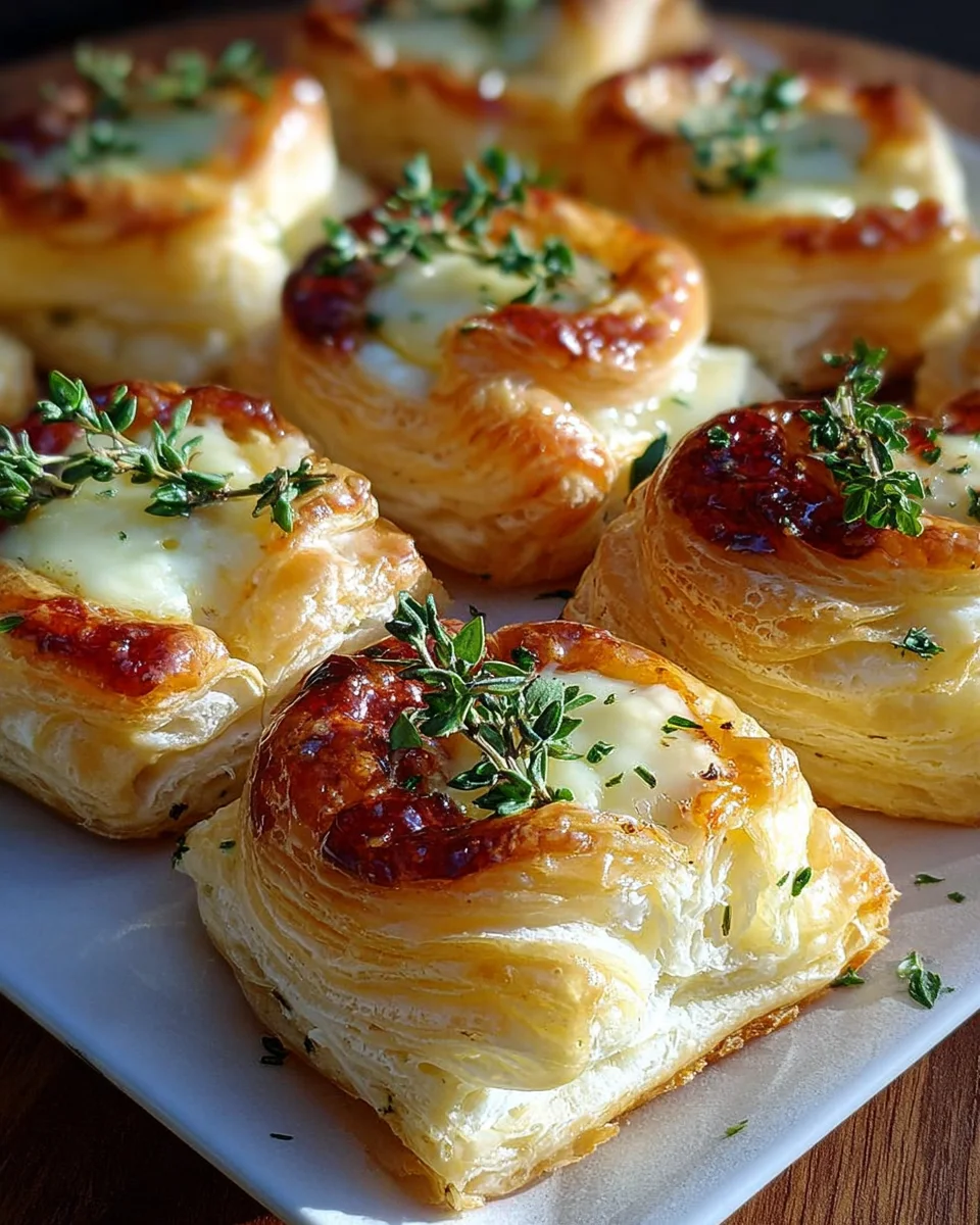 Camembert Blätterteig Häppchen: Einfach & köstlich als Snack!