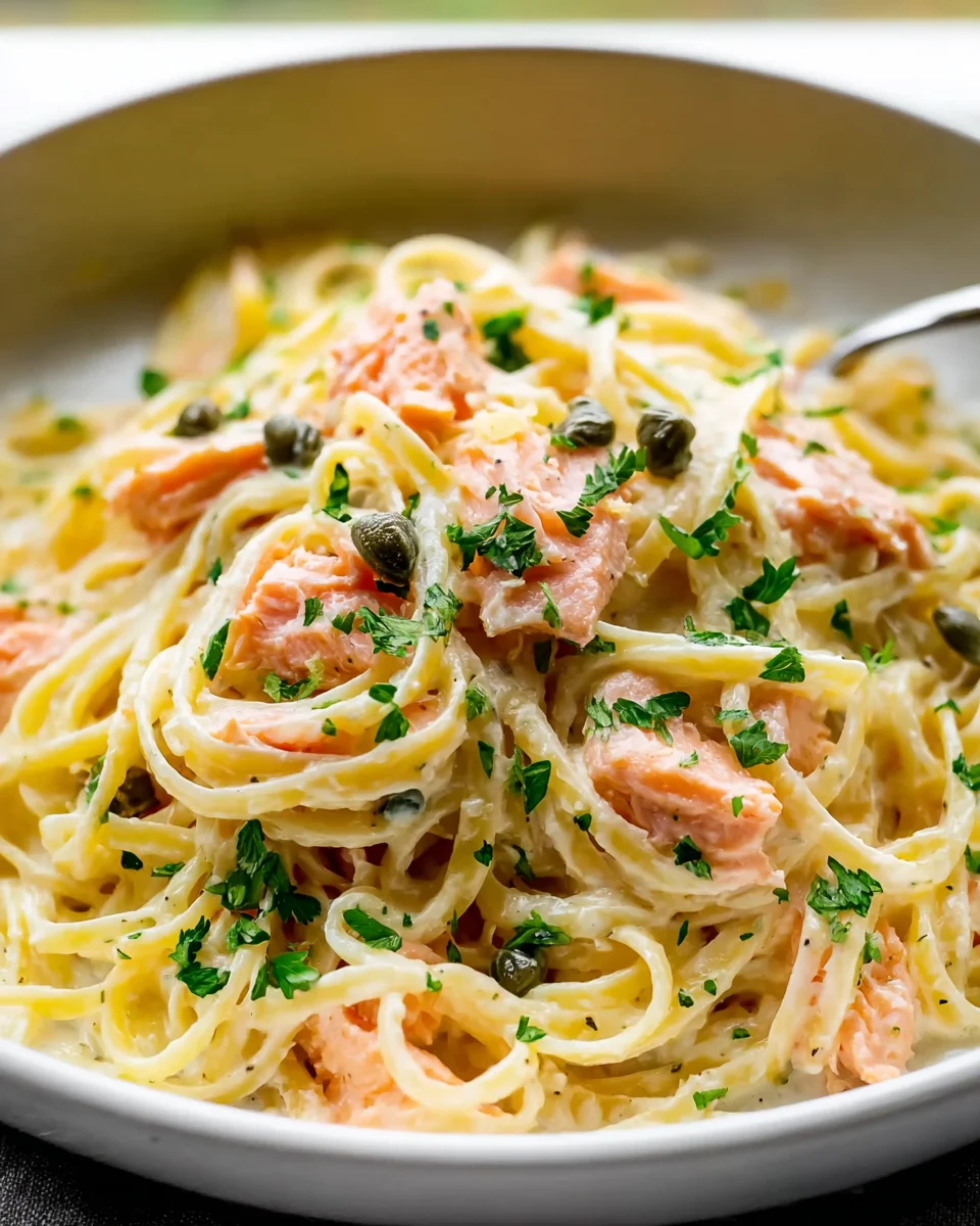 Rauchlachs Linguine: Gesund, schnell & unwiderstehlich lecker