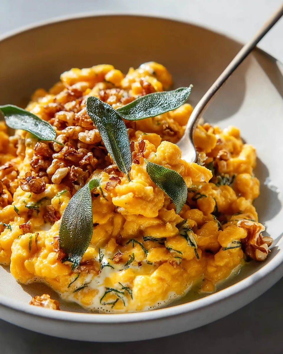 Kürbis Spätzle Walnuss Salbei: Dein schnelles Herbst-Rezept.