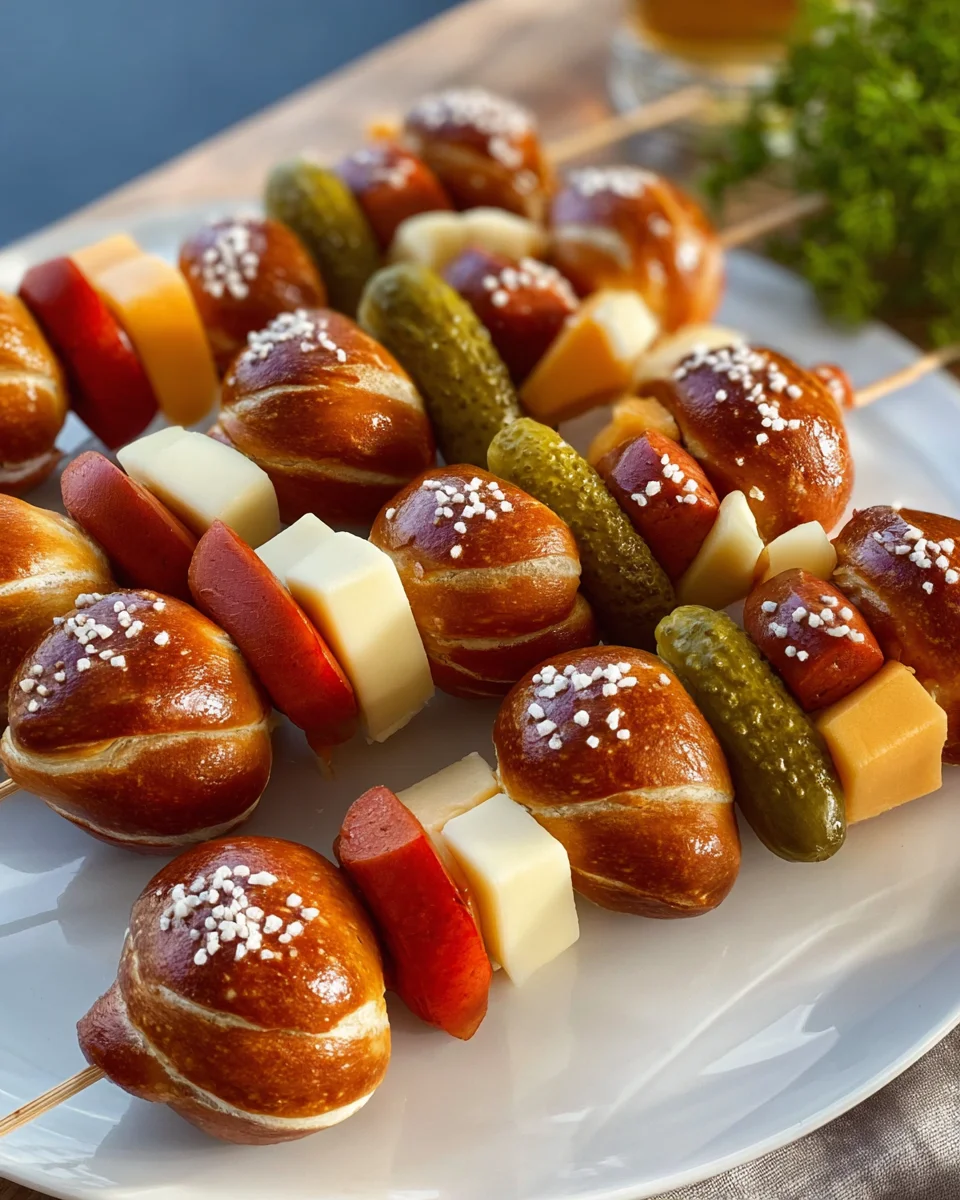 Bayrische Laugenspiesse: Herzhafter Genuss für Grill & Party!