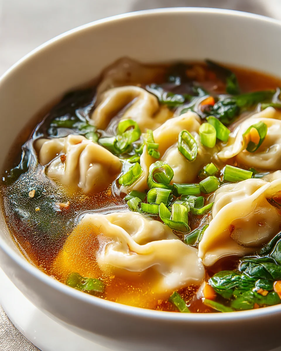 Wärmende Potsticker Suppe mit Rind: Dein Seelenwärmer