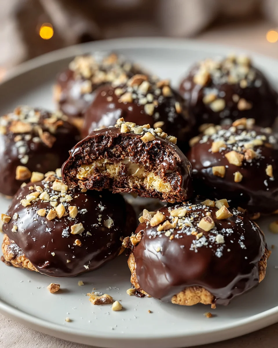 Unwiderstehliche Rocher Plätzchen: Nougat-Schoko Weihnachtskekse