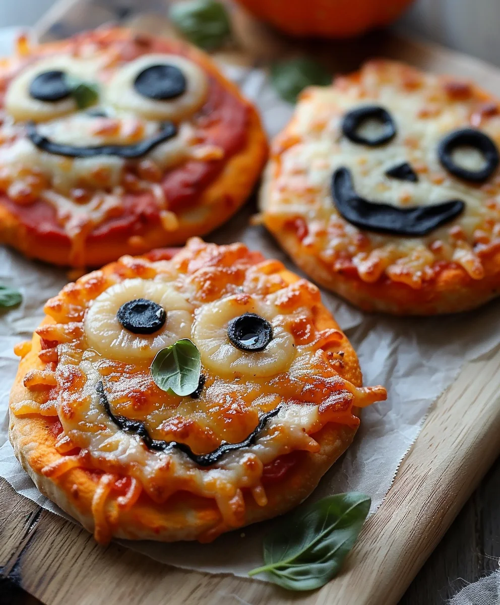 Mini Halloween Pizzen