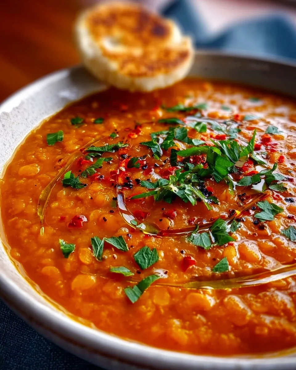 Rote Linsensuppe: Kraftvoll Aromatisch & Einfach Lecker!