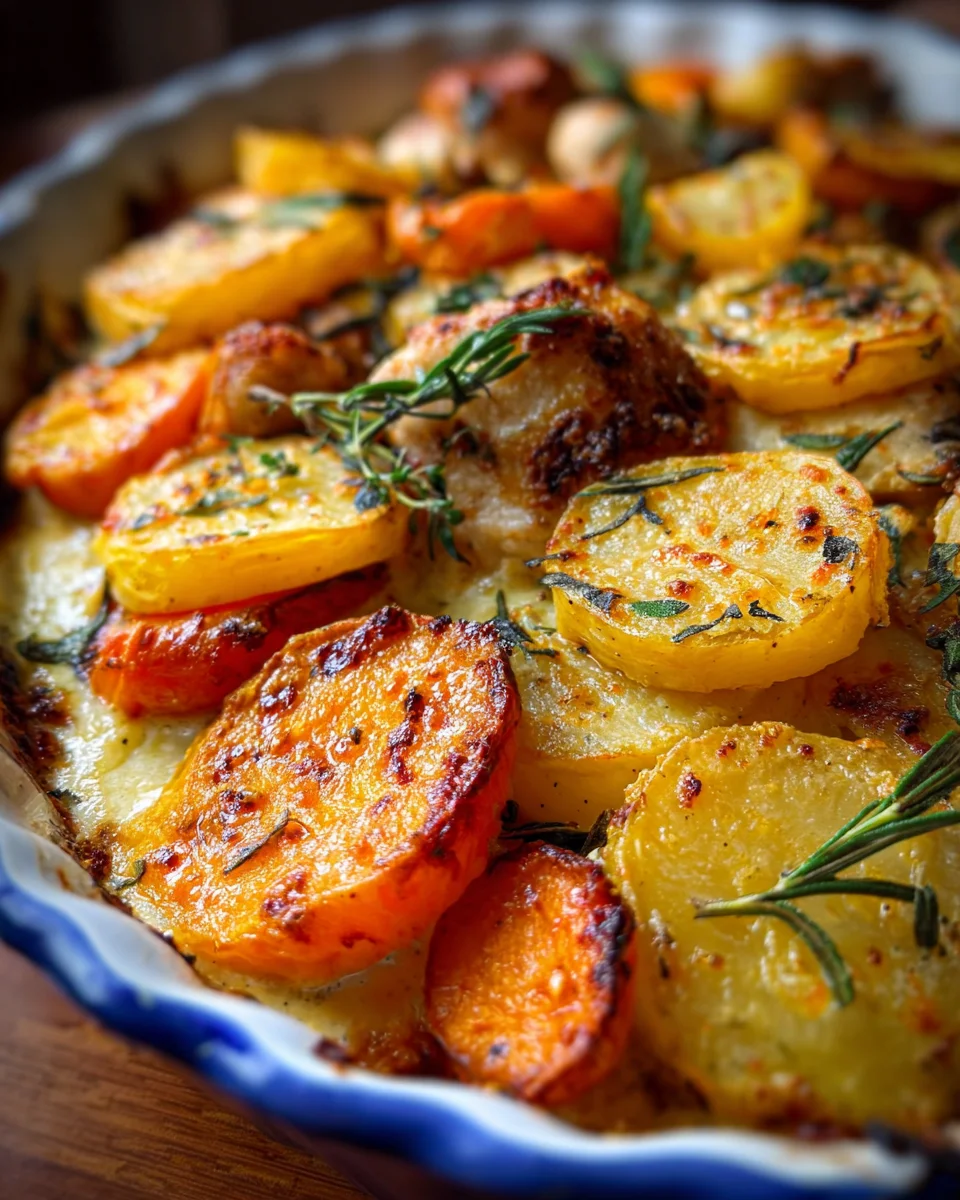 Cremiger Kürbis Kartoffel Auflauf: Einfach & lecker genießen!