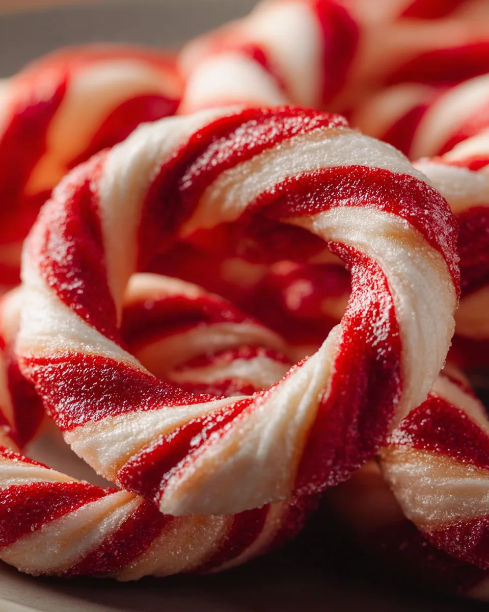 Unwiderstehliche Zuckerstangen Kekse: Festlich Zart Streifenrein