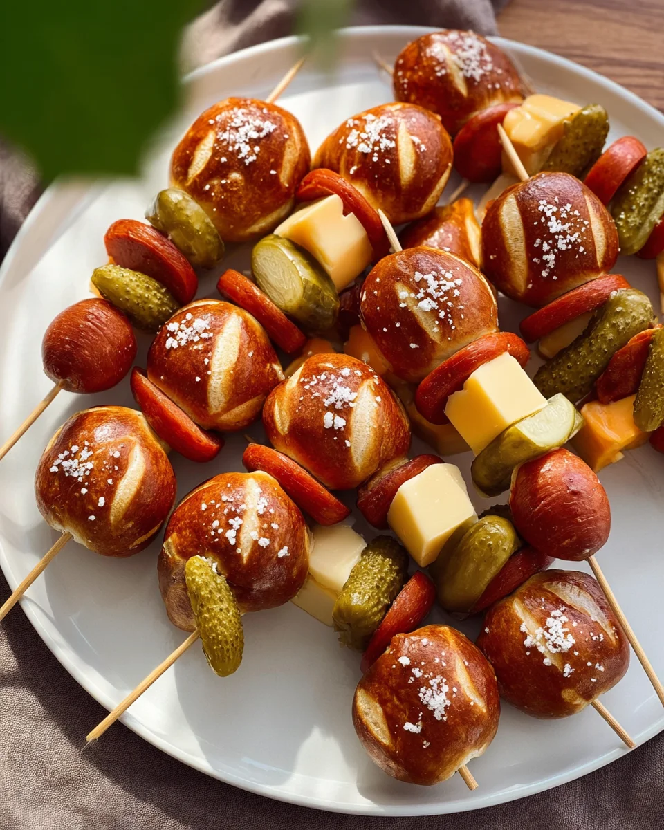 Bayrische Laugenspiesse: Herzhafter Genuss für Grill & Party!