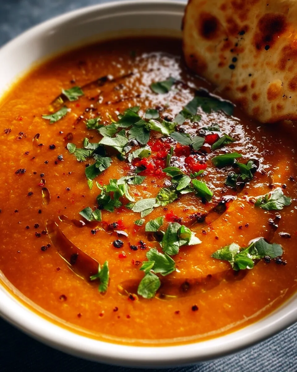 Rote Linsensuppe: Kraftvoll Aromatisch & Einfach Lecker!