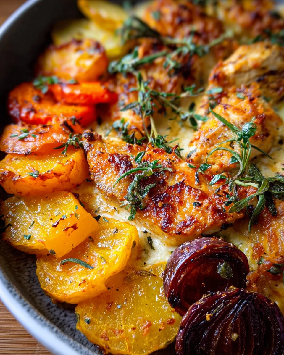 Cremiger Kürbis Kartoffel Auflauf: Einfach & lecker genießen!