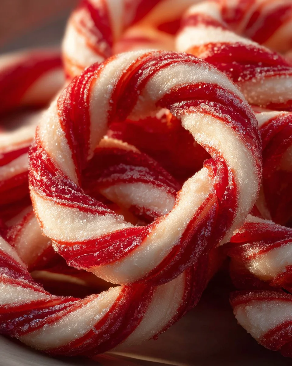 Unwiderstehliche Zuckerstangen Kekse: Festlich Zart Streifenrein