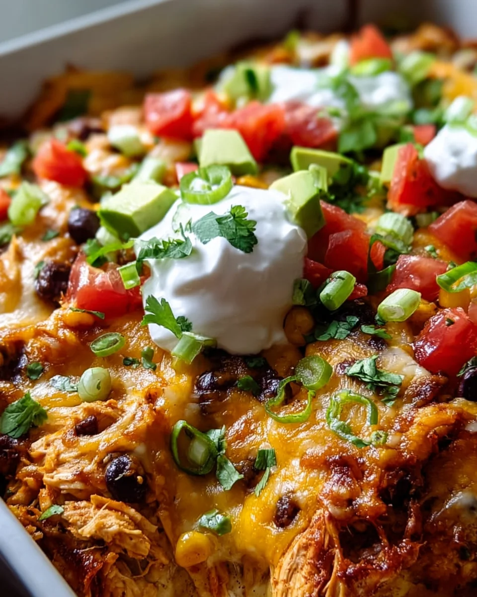 Leckerer Hähnchen Taco Auflauf: Schnell, einfach & unwiderstehlich!