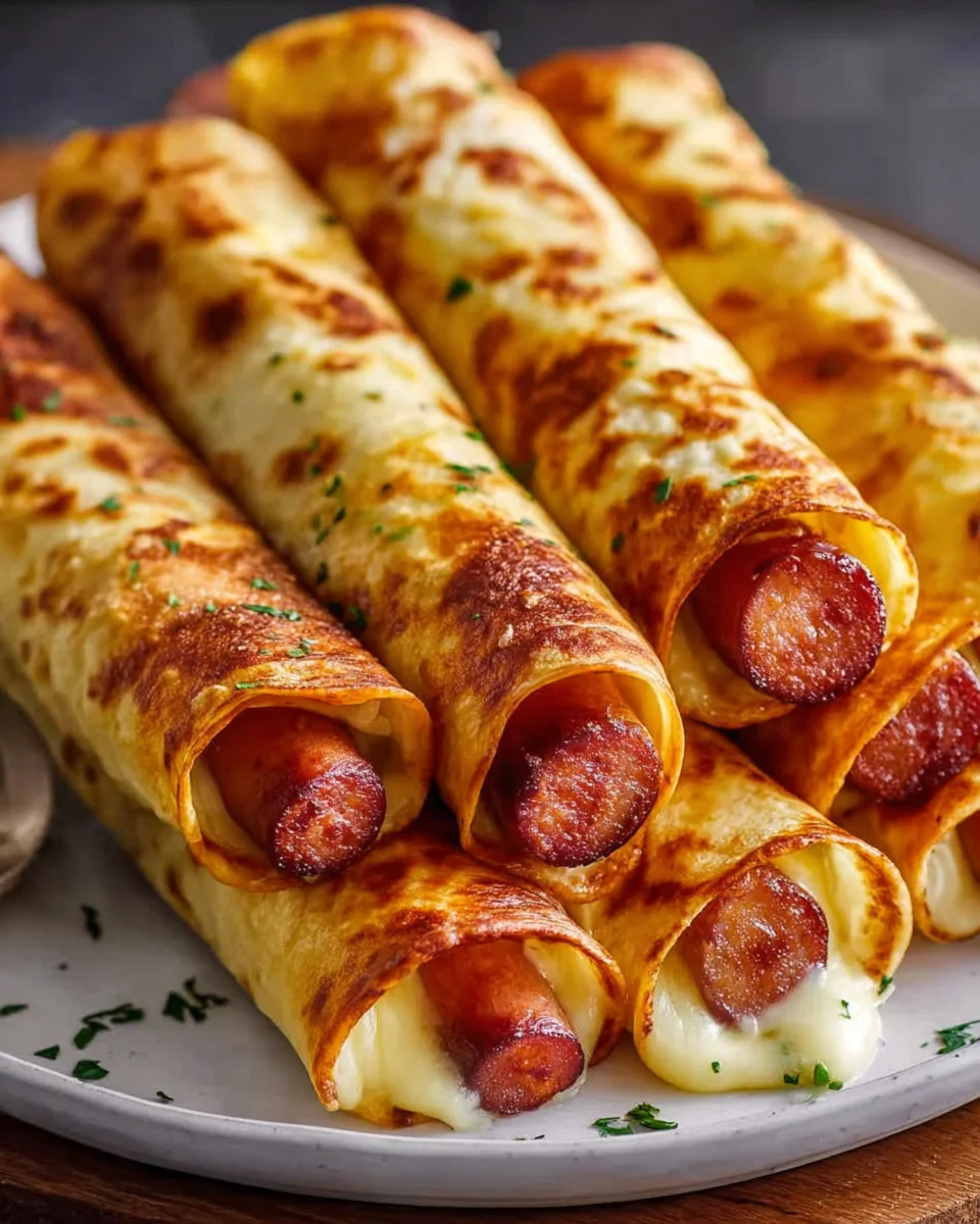 Gebackene Hot Dogs im Tortilla-Teigmantel – Schnell & Lecker