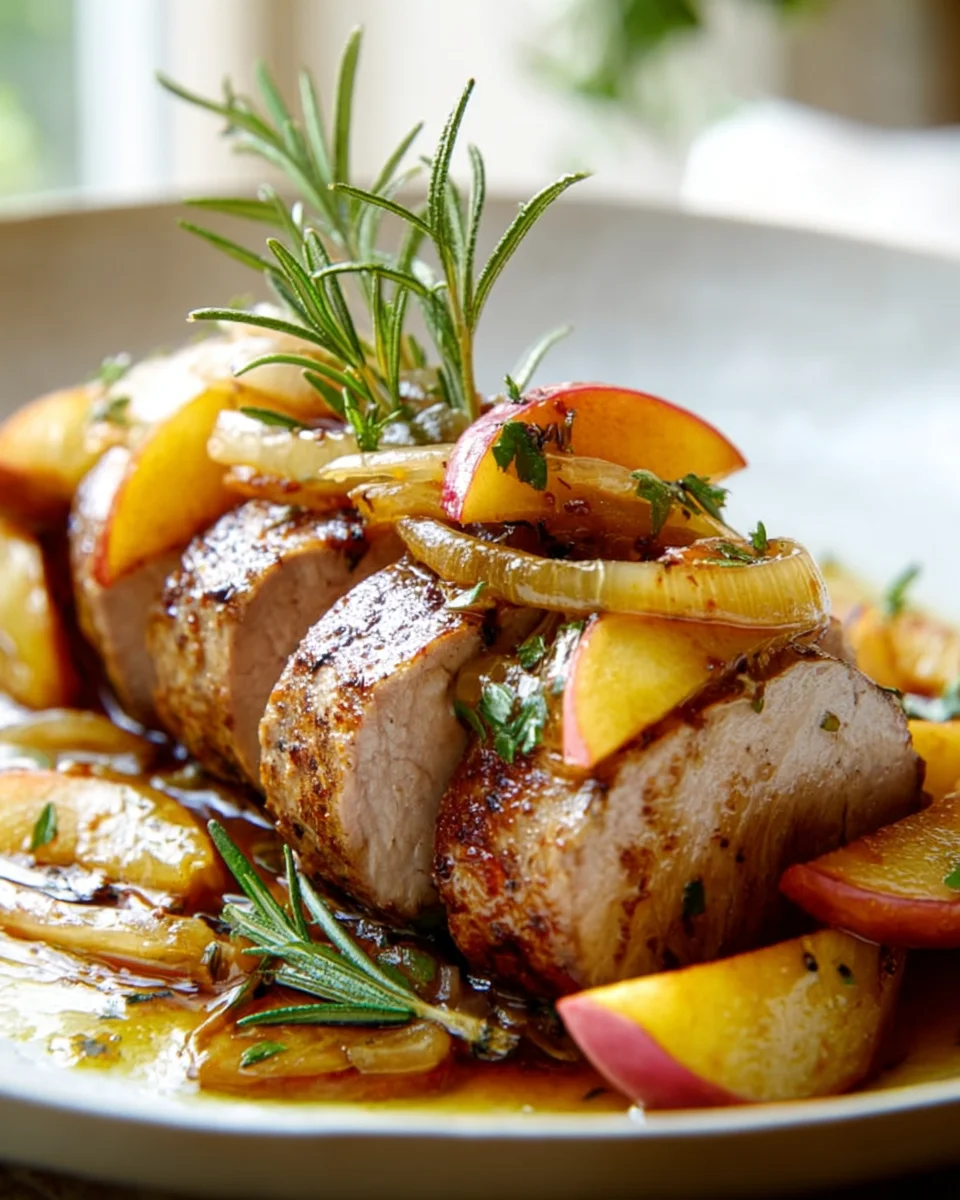 Saftiges Rinderfilet mit Äpfeln & Zwiebeln – Einfach lecker!