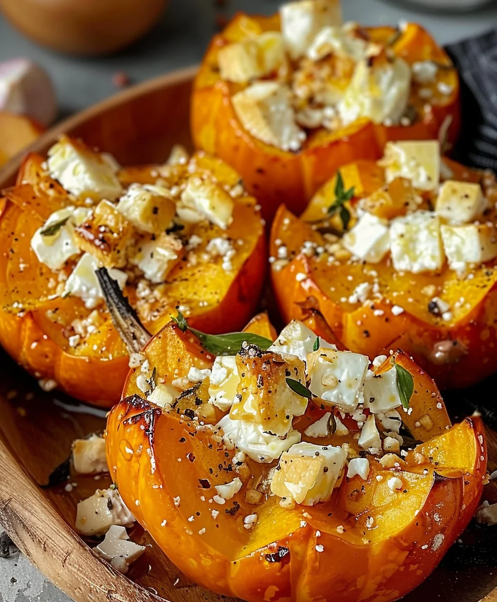 Gebackener Hokkaido mit Honig & Feta: Das ultimative Rezept