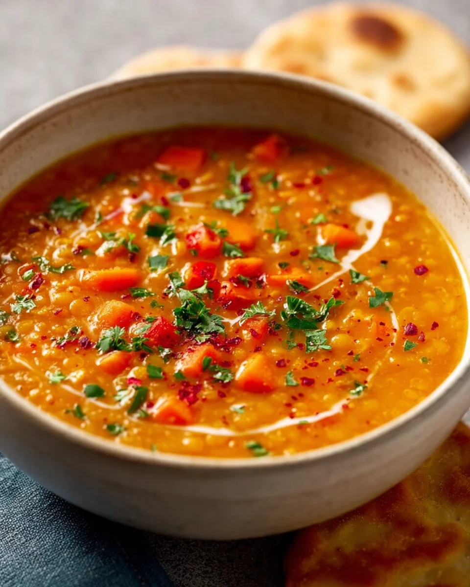Kraftig aromatische Rote Linsensuppe – Dein schnelles Rezept.