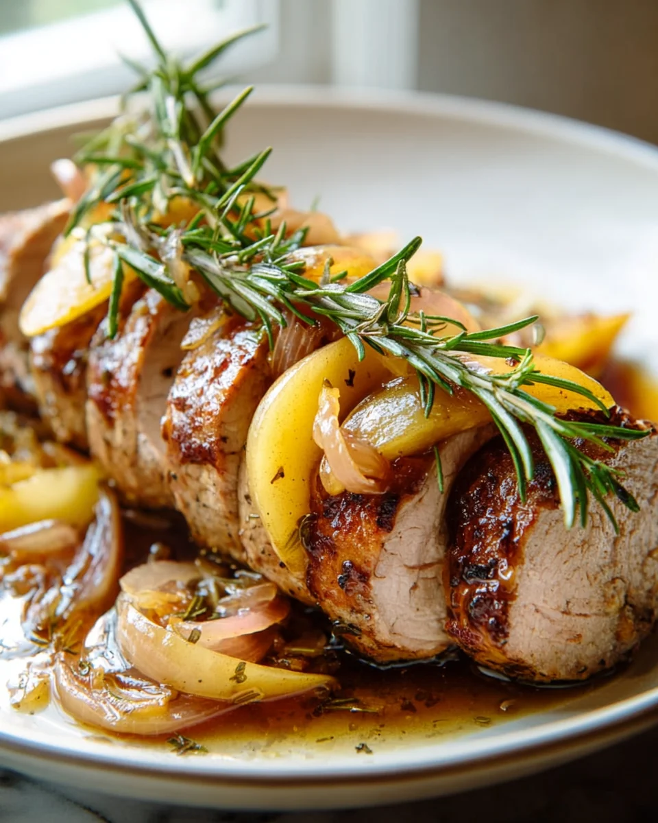 Saftiges Rinderfilet mit Äpfeln & Zwiebeln – Einfach lecker!