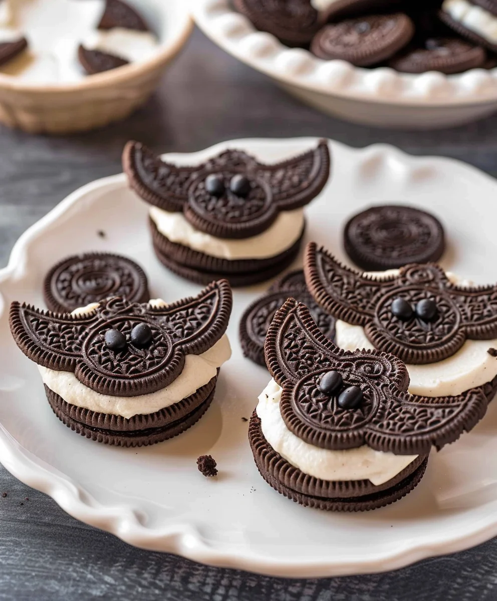 Bat Oreos Rezept: Schaurig-leckere Halloween-Snacks.