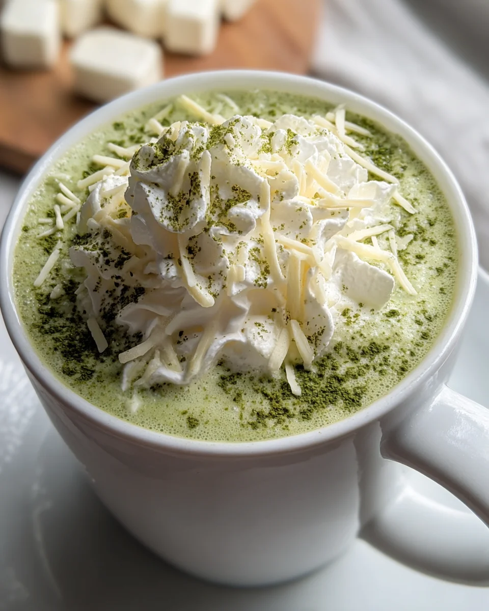 Cremige Matcha Weiße Heiße Schokolade – Dein Genussmoment!