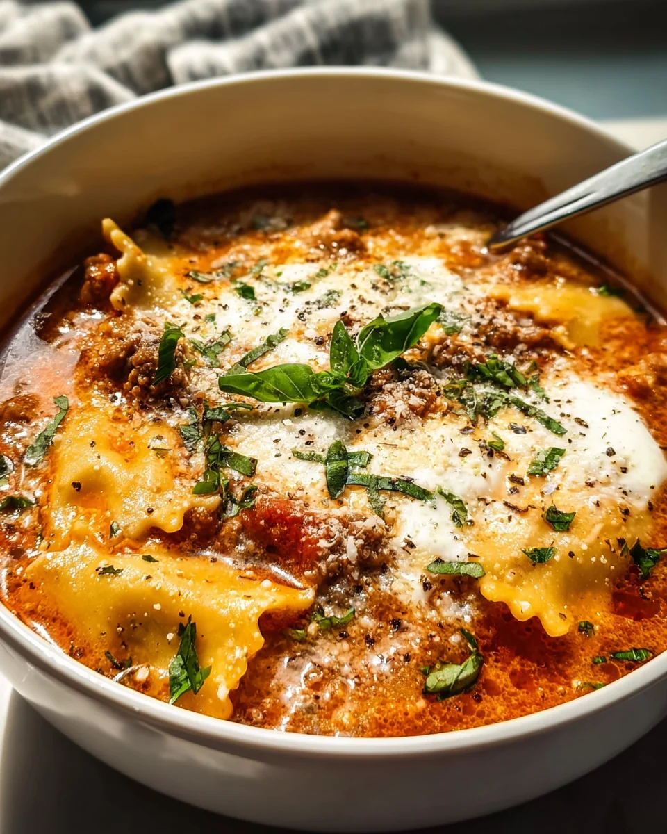 Schnelle & Cremige Lasagne Suppe: Dein neues Lieblingsrezept