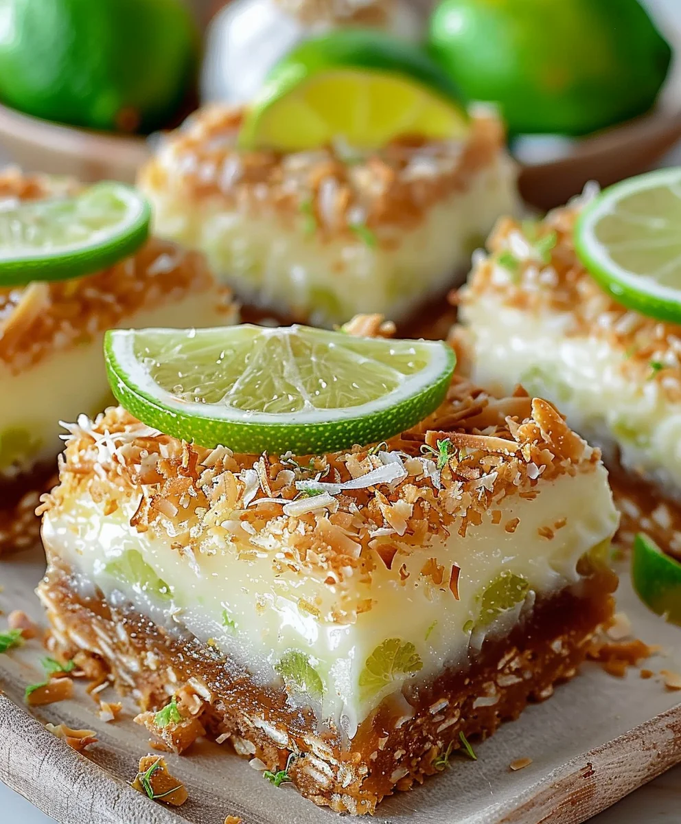 Tropical Chill Kokos-Limetten-Riegel