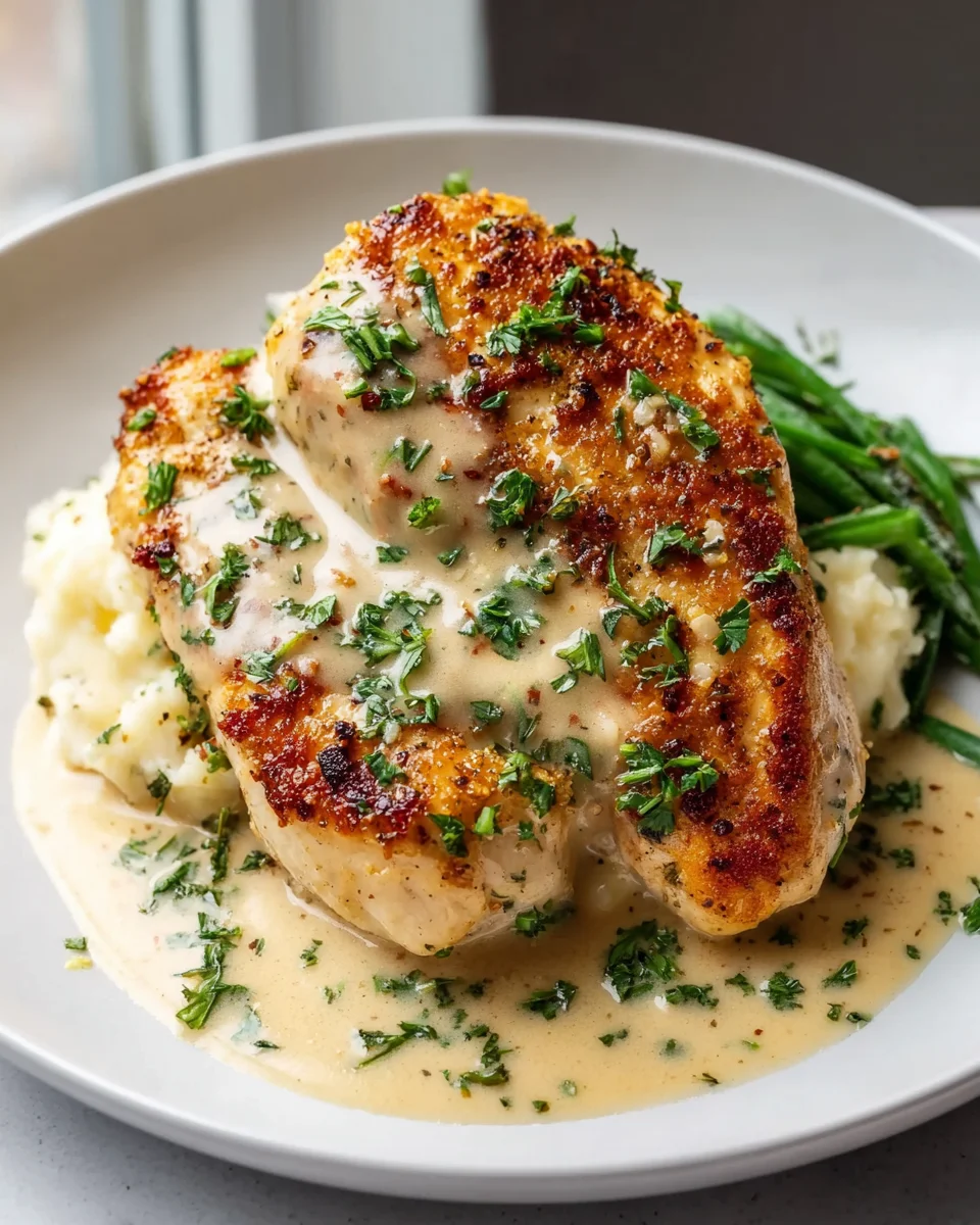 Creamy Garlic Parmesan Chicken Breast