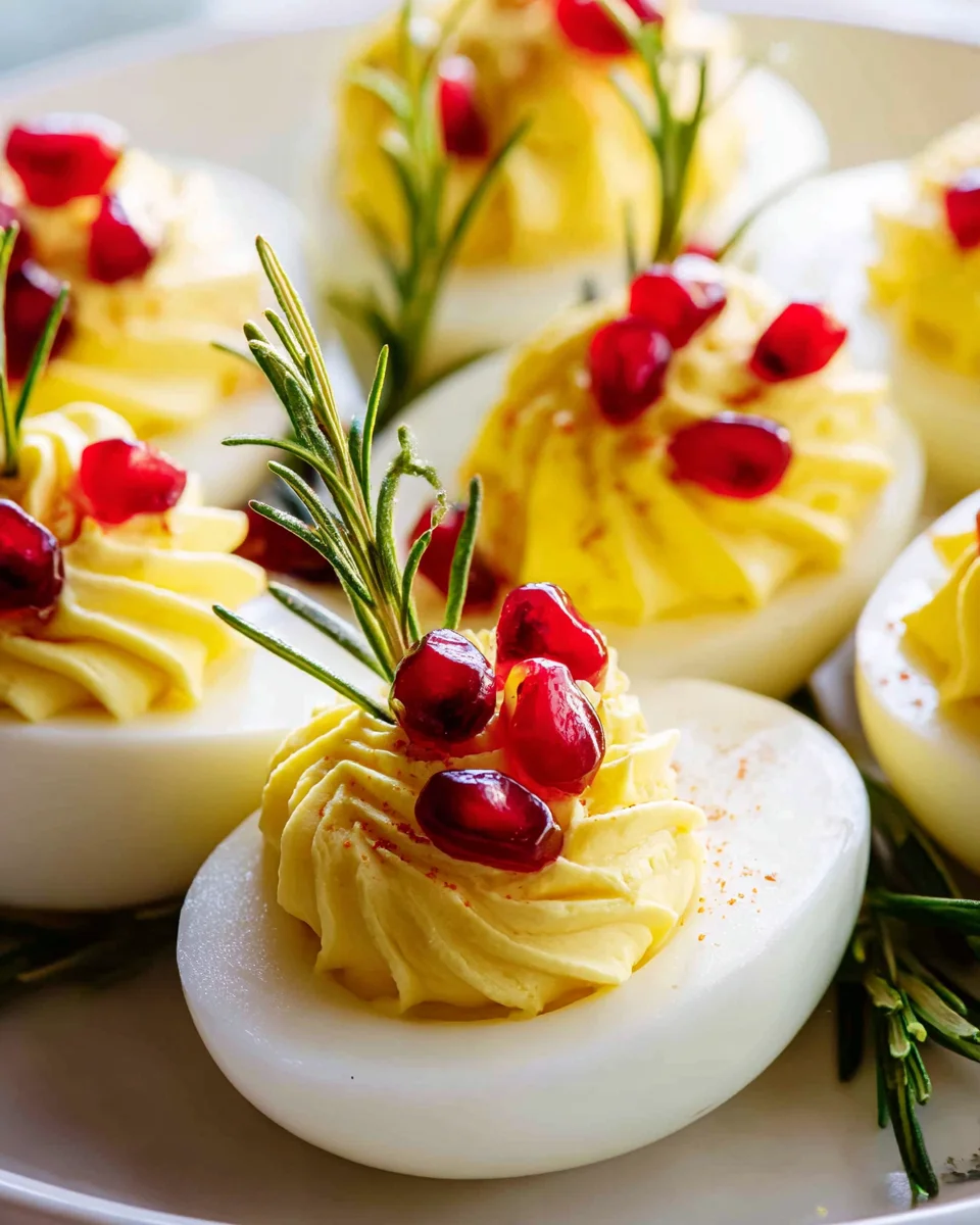 Festliche Deviled Eggs – Leckeres Rezept für Feiertage!