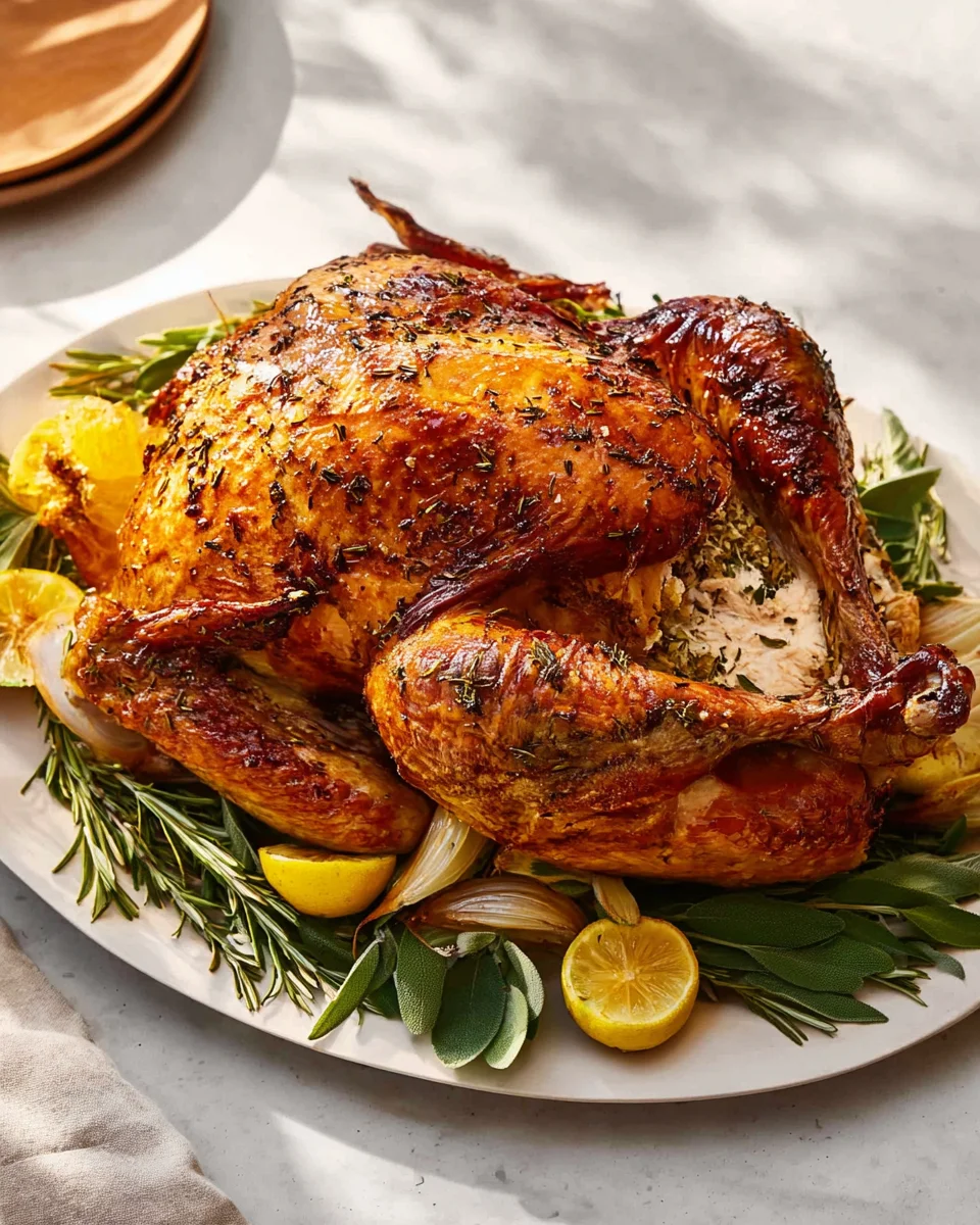 Leckeres Thanksgiving Truthahn Rezept für das Festmahl!