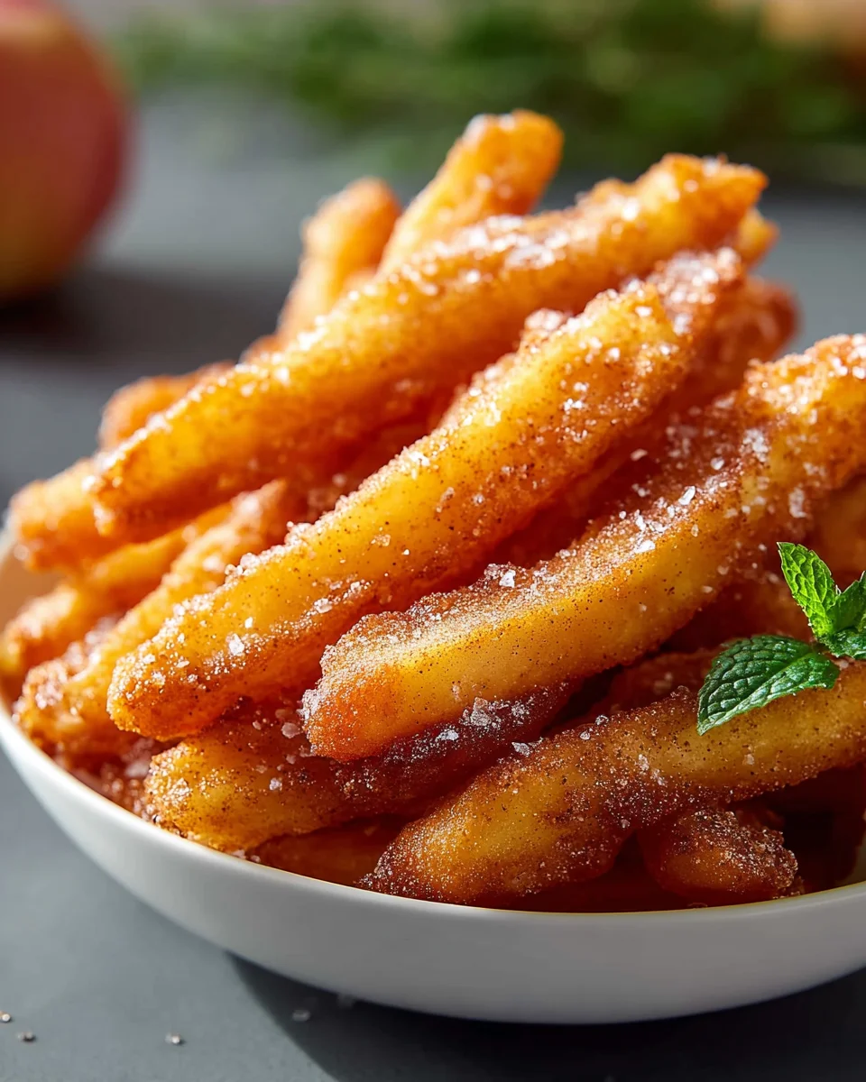 Apfelsticks im Airfryer: Knuspriger Snack für Groß & Klein!