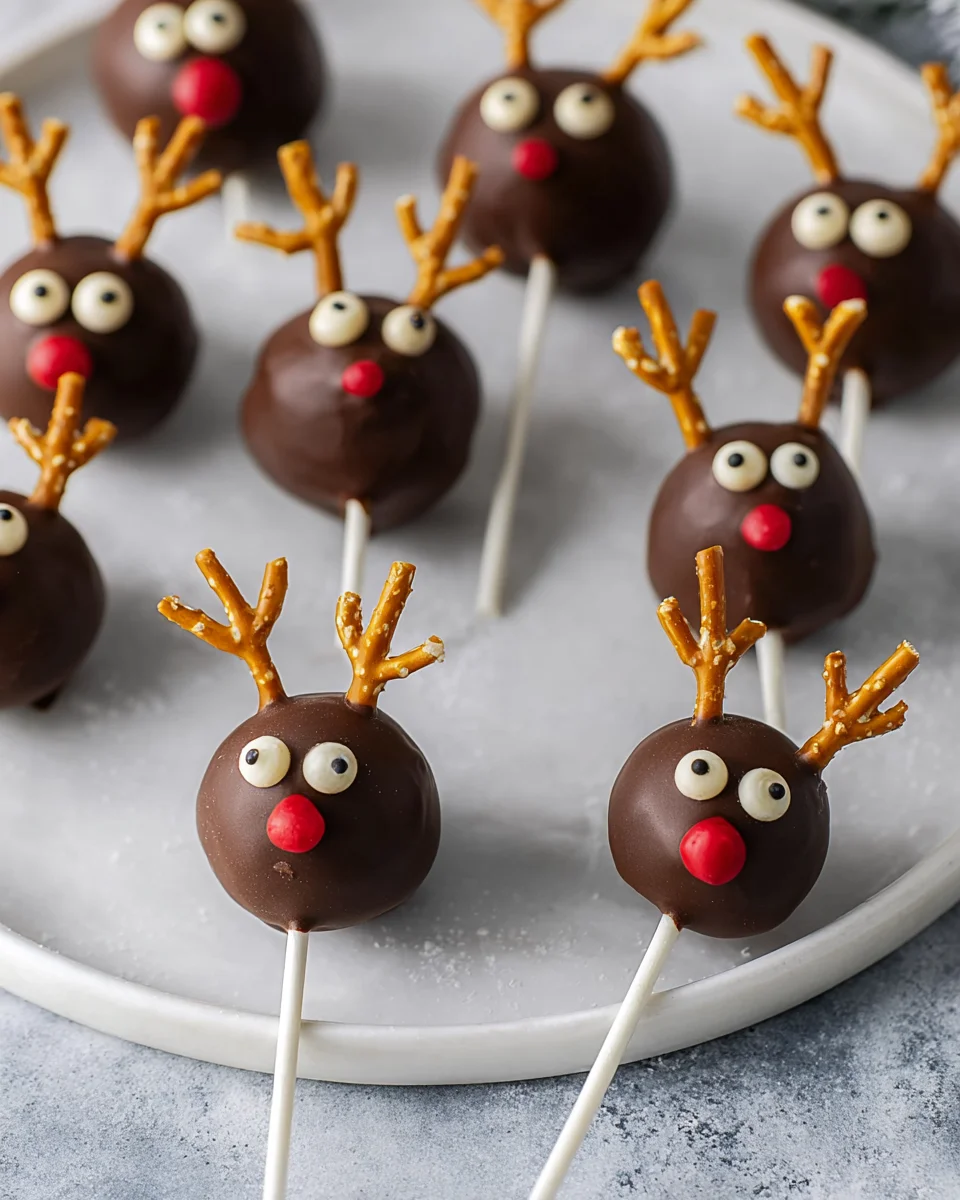 Vegan Reindeer Cake Pops – Festliche Leckerei für jeden Anlass!