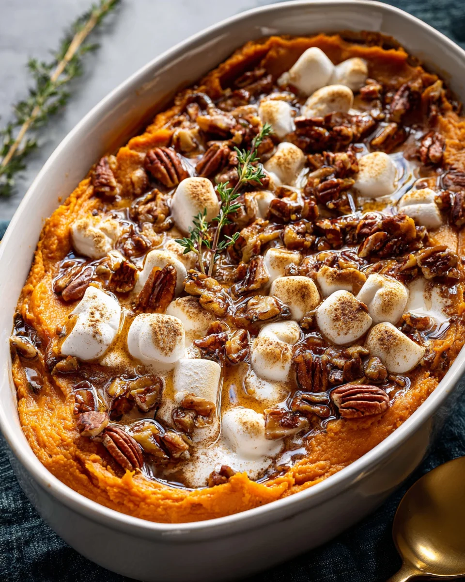 Southern Maple Süßkartoffelauflauf - Ein himmlisches Rezept!