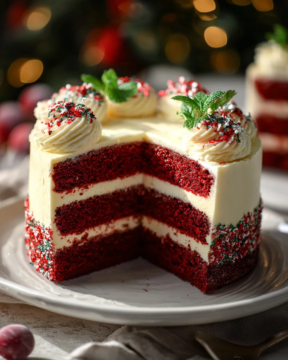 Weihnachts Red Velvet Cheesecake Rezept – Festlich & Lecker