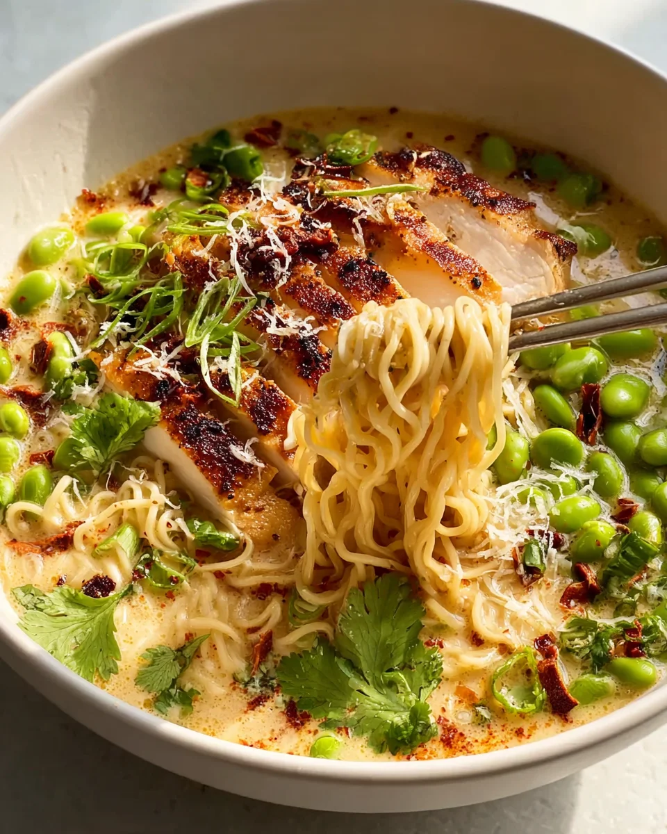 Creamy Marry Me Chicken Ramen
