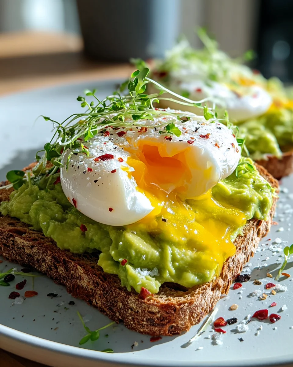 Avocado Toast mit Pochiertem Ei