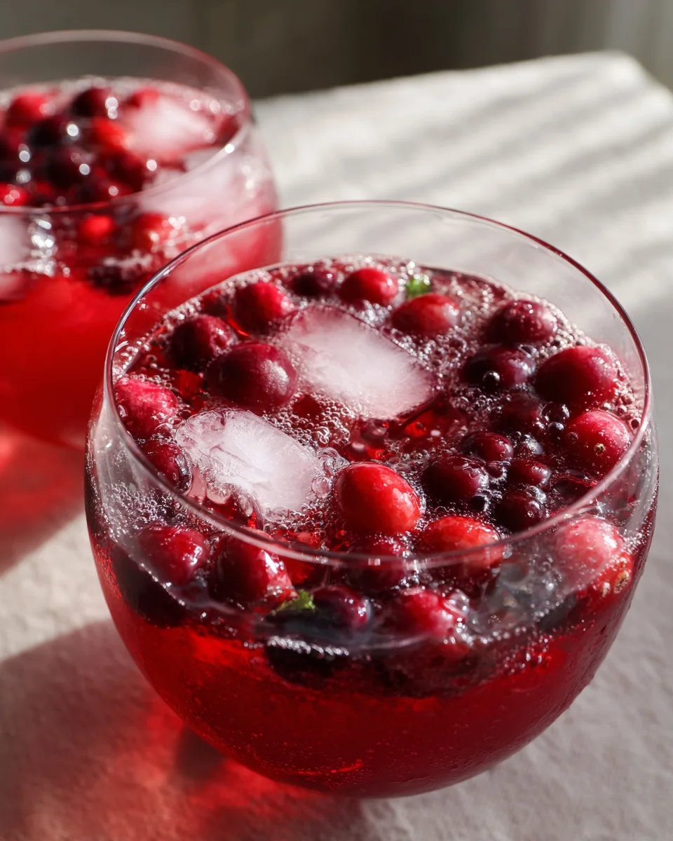 Erfrischender Cranberry Cider Punch: Das perfekte Rezept!