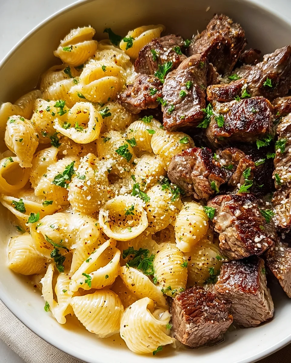 Herzhafte Steak Bites & Pasta: Dein perfektes Abendessen