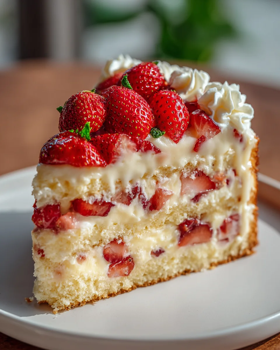 Erdbeer-Creme-Kuchen: Einfaches Rezept für unwiderstehlichen Genuss