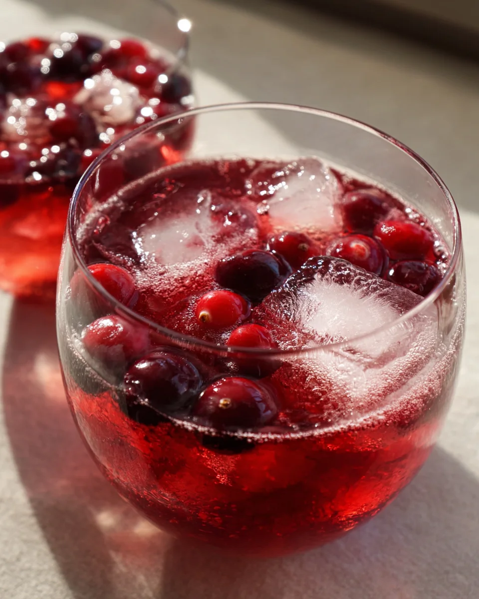 Erfrischender Cranberry Cider Punch – alkoholfreies Rezept!