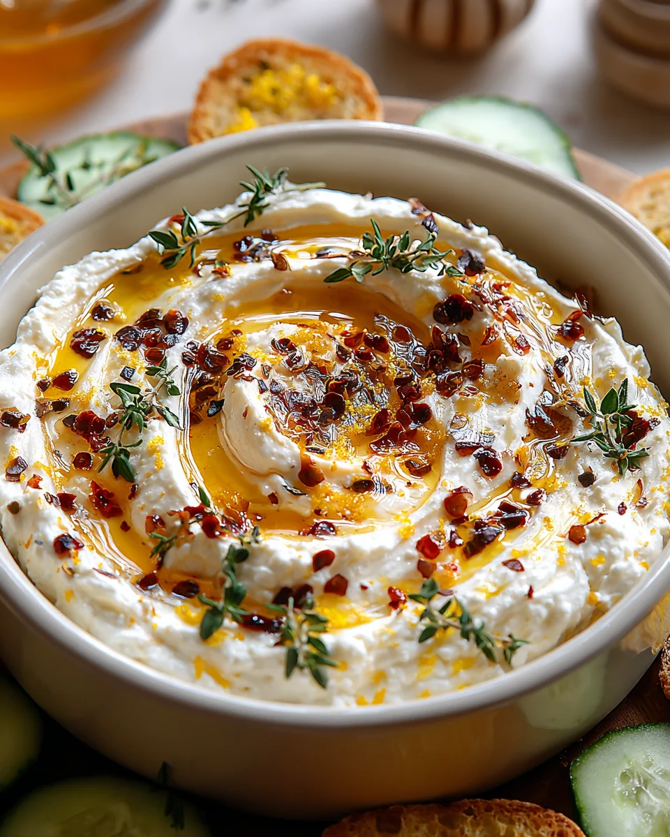 Vorspeisen-Hit: Scharfer Ricotta Dip mit Hot Honey Rezept
