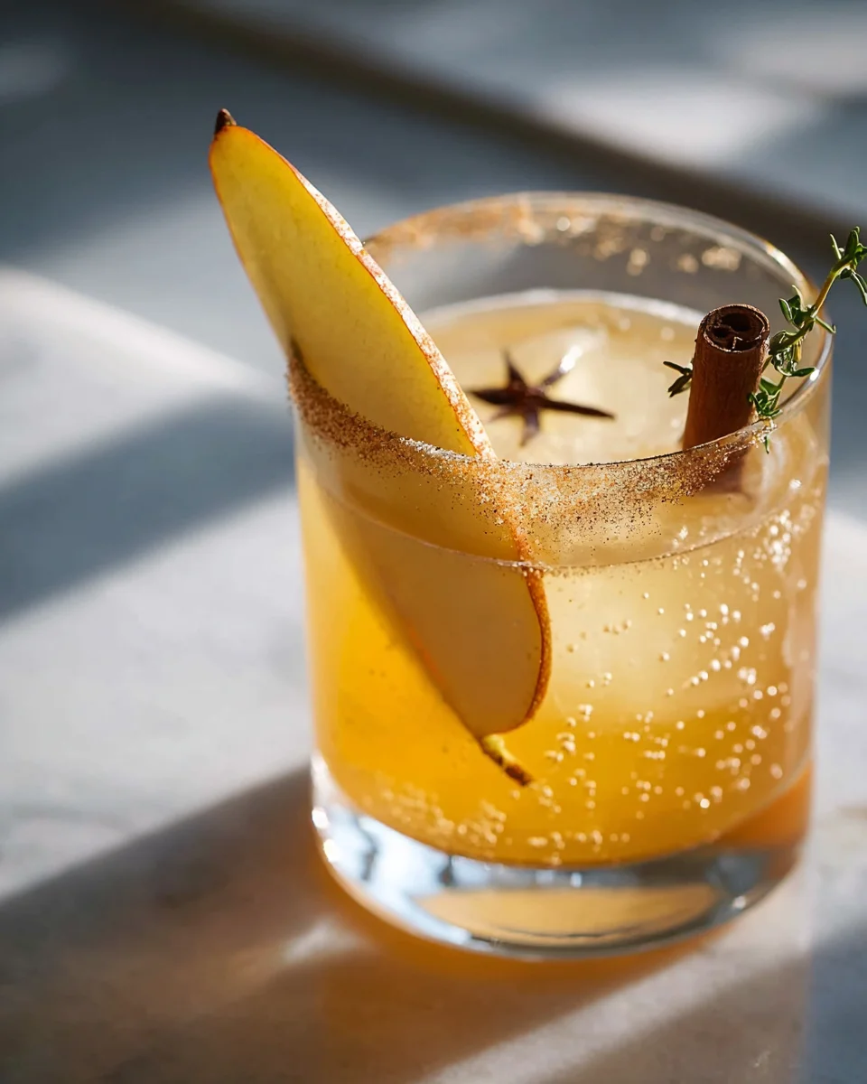 Spritziger Vanille-Birnen-Mocktail: Feiere den Herbst!