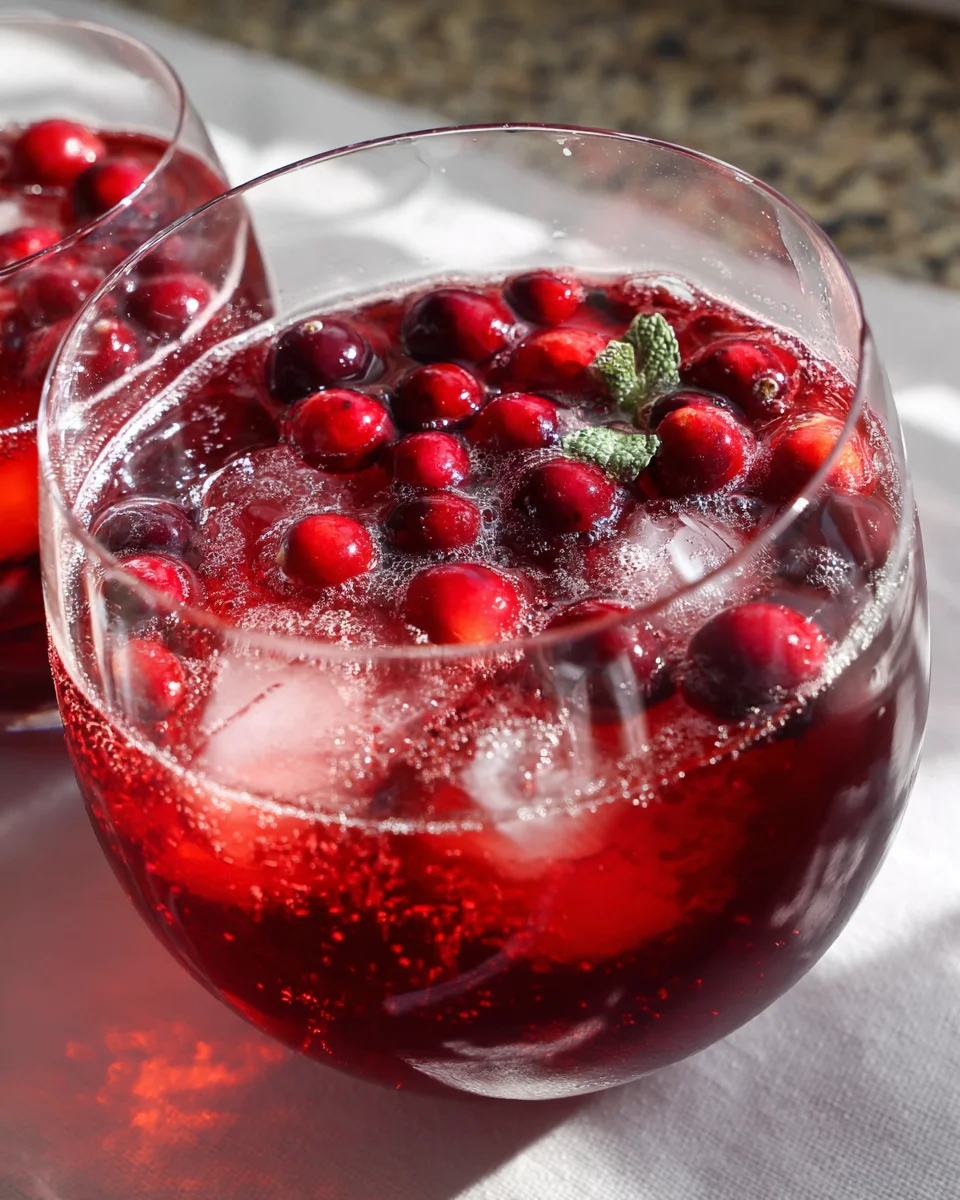Erfrischender Cranberry Cider Punch: Das perfekte Rezept!