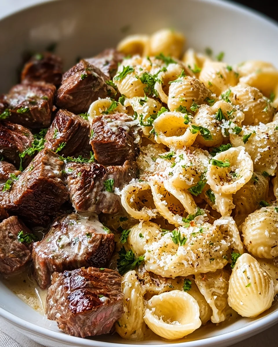 Herzhafte Steak Bites & Pasta: Dein perfektes Abendessen