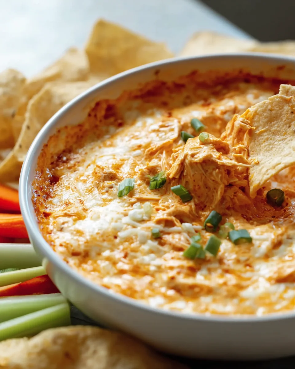 Gesunder Crock Pot Buffalo Chicken Dip – Einfach und Lecker!