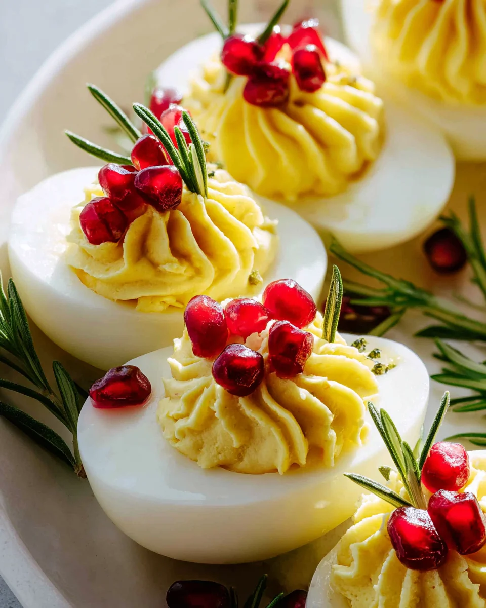Festliche Deviled Eggs – Leckeres Rezept für Feiertage!