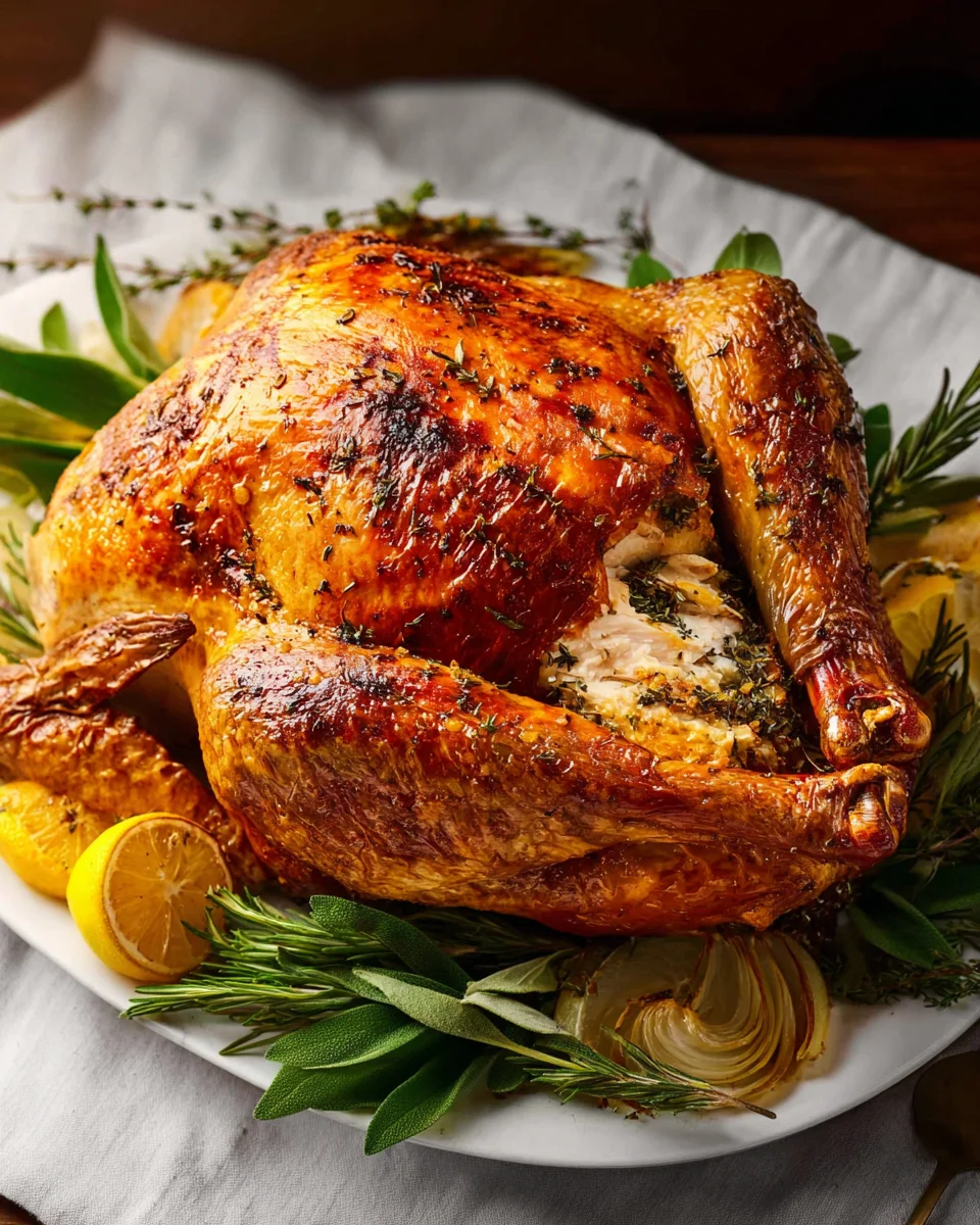 Leckeres Thanksgiving Truthahn Rezept für das Festmahl!