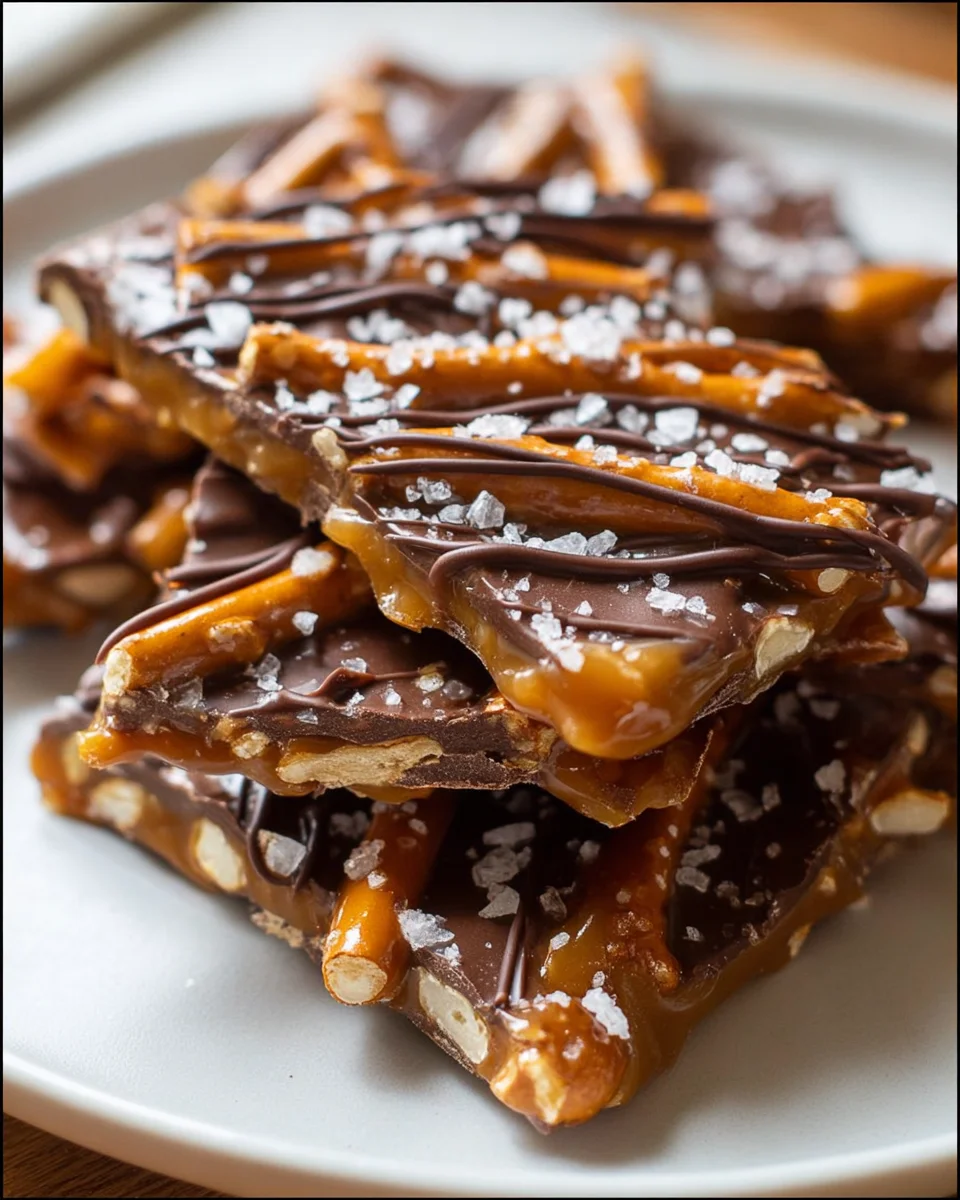 Das beste Rezept für gesalzene Karamell-Brezel-Schokolade